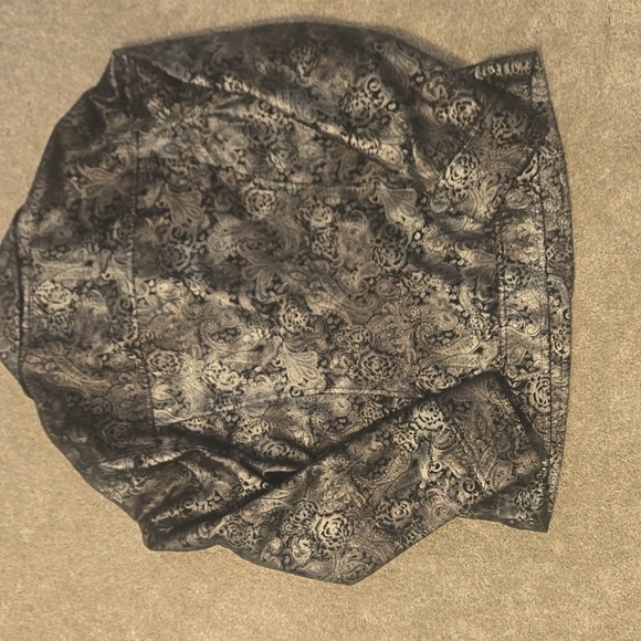 Chico's Black and Silver Paisley Jacket - Picture 4 of 4